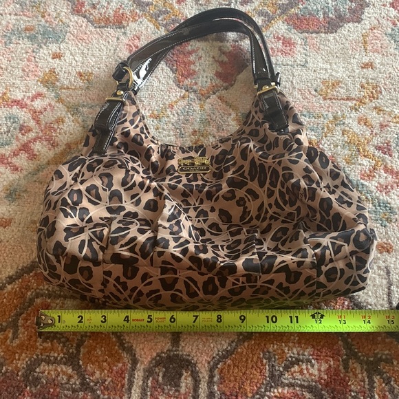 Leopard print Coach handbag - Picture 5 of 6